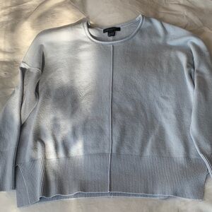Banana Republic/ French Connection Ice Blue Crew Neck Sweater - Size S